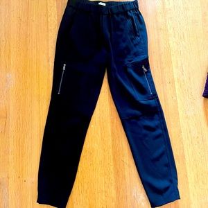 Vince black pants.  Elastic waist